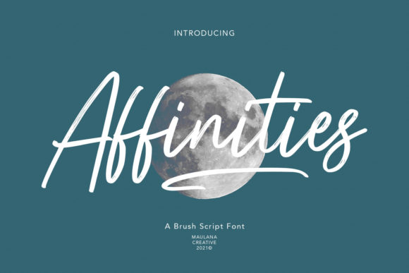 Affinities: A Warm Script Typeface for Digital Design