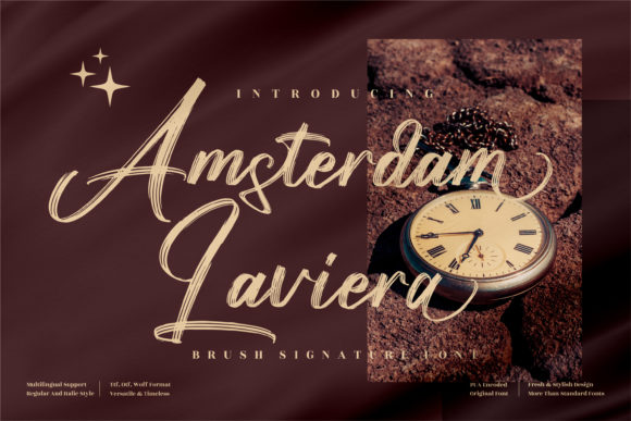 Amsterdam Laviera: A Versatile Script Font for Makers