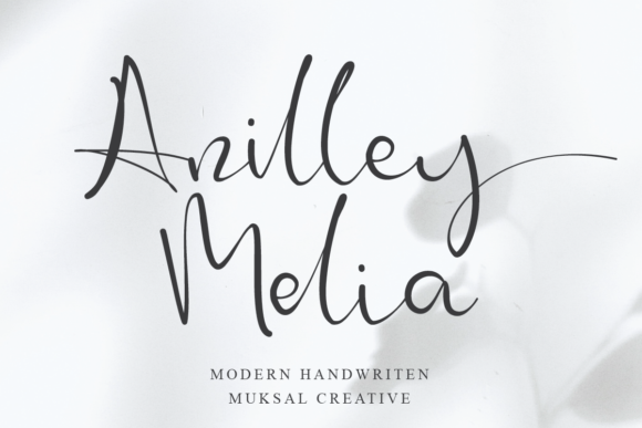 Anilley Melia: A Playful Script Font for Editorial Design