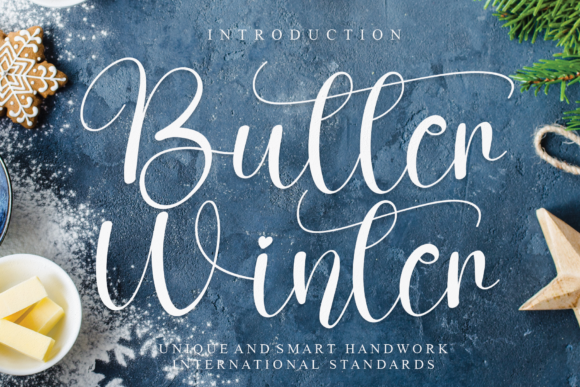 Butter Winter: A Refined Script Typeface for Editorial Design