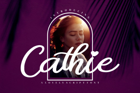 Cathie Font: Elevating Web Design with a Romantic Script Typeface