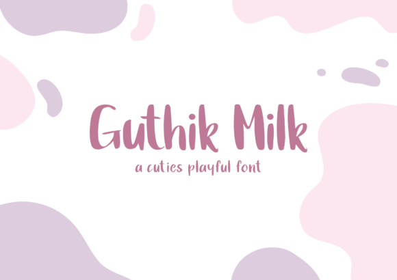 Elevate Web Design with the Guthik Milk Typeface