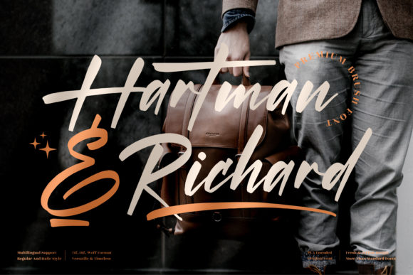 Elevate Your Brand with Hartman Richard Script Font