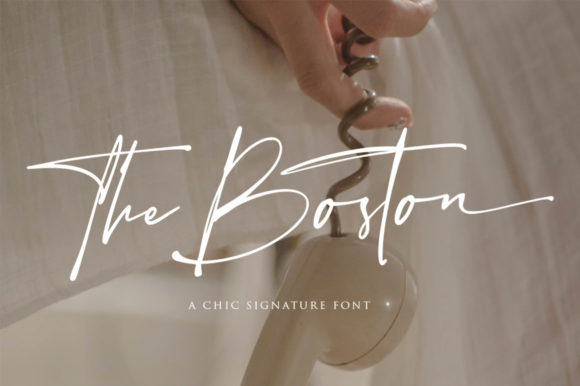 Elevate Your Brand with The Boston Script Typeface