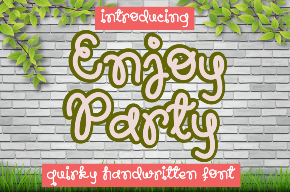 Enjoy Party Font: A Playful Typeface for Small Business Branding