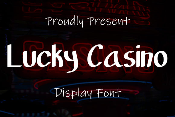 Lucky Casino: A Playful Script Font for Handmade Brands