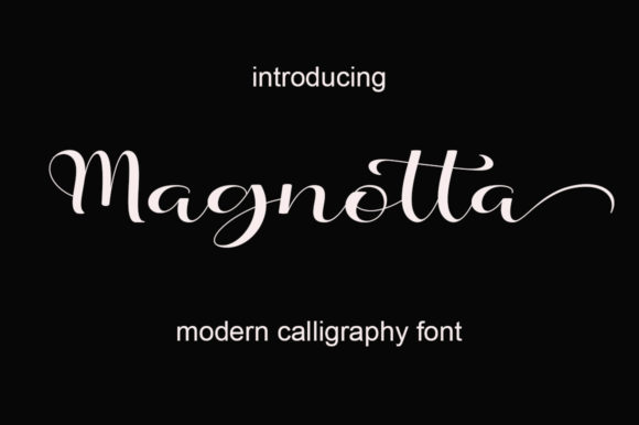 Magnotta: The Script Font That Stops the Scroll