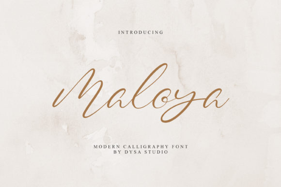 Maloya: A Sophisticated Script Font for Modern Web Design