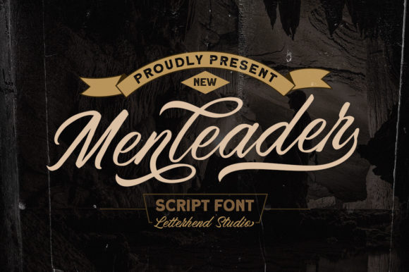 Menleader: A Timeless Script Font for Editorial Design