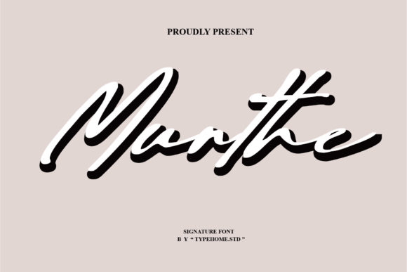 Munthe: A Flowing Script Font for Editorial Design