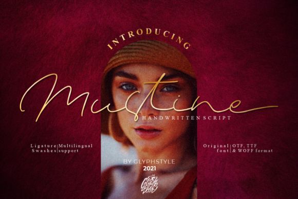 Mustine: The Script Font That Elevates Your Brand Identity