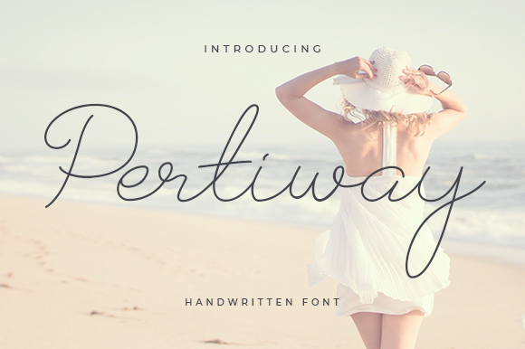 Pertiway Font Review: Elevating Campaign Visuals with Dainty Script