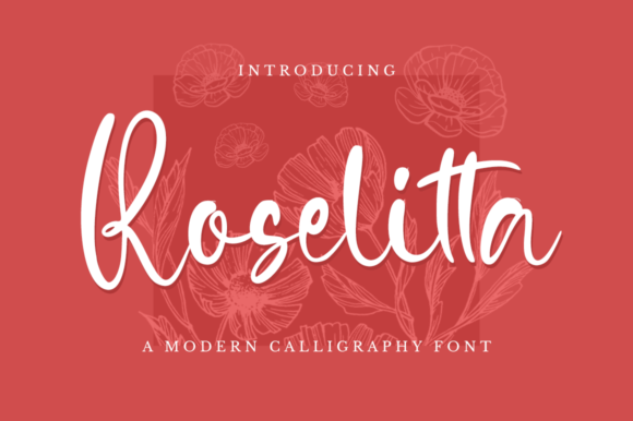 Roselitta: A Dazzling Script Font for Editorial Design