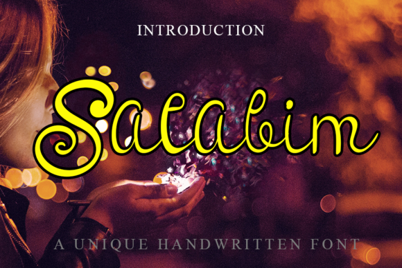 Salabim: A Playful Script Font for Dynamic Campaigns