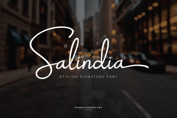 Salindia: The Script Font That Elevates Your Brand Identity
