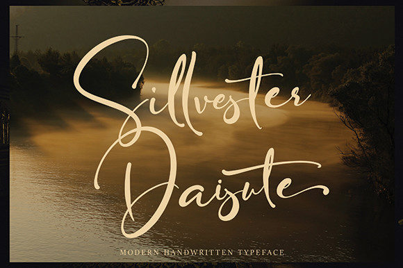 Sillvester Daisute: A Graceful Script Font for Makers