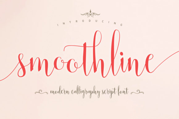 Smoothline: A Handwritten Typeface for Editorial Charm