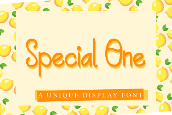 Special One: A Playful Script Font for Modern Web Design