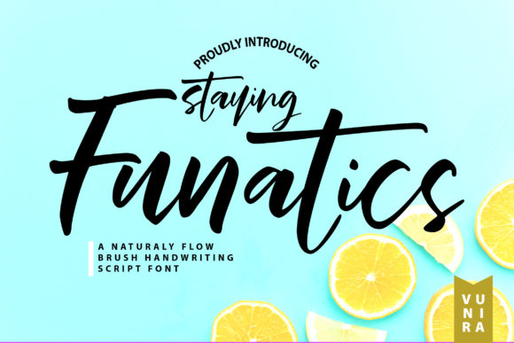 Stay Funatics: A Refined Script Typeface for Editorial Design