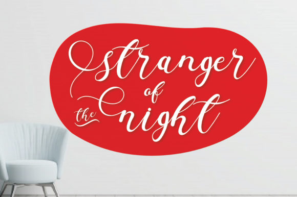 Stranger of the Night: A Romantic Script Font for Editorial Design