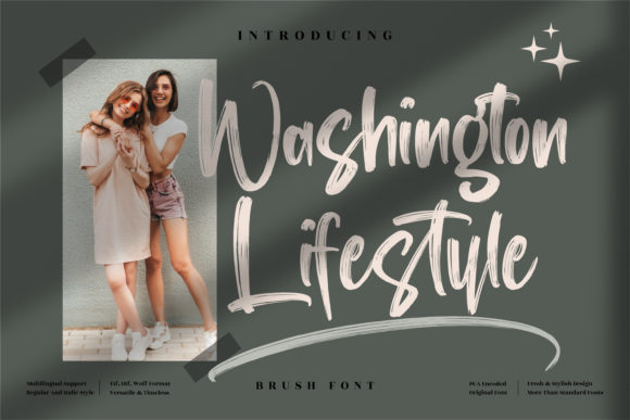 Washington Lifestyle Font Review for Web Designers