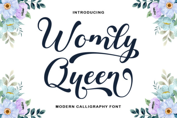 Womly Queen: A Playful Script Font for Brand Identity