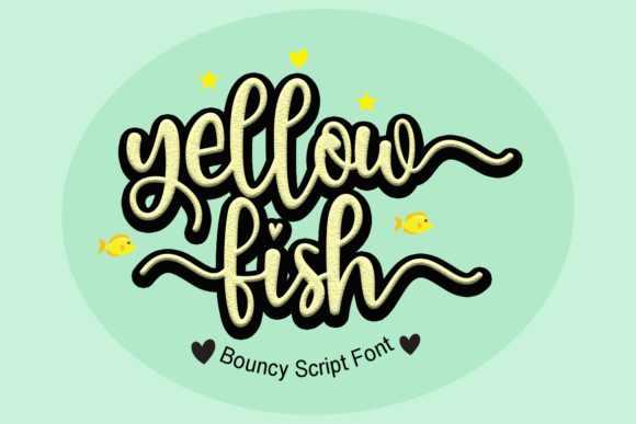 Yellow Fish Font: A Playful Script for Web Design